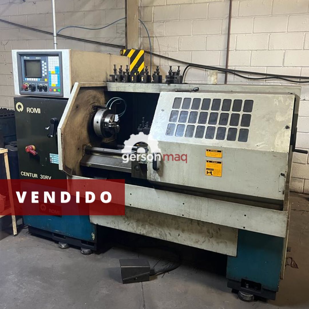TORNO CNC ROMI CENTUR 30 RV ANO 1996